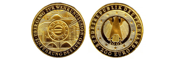 200 Euro Goldmünzen Ankauf